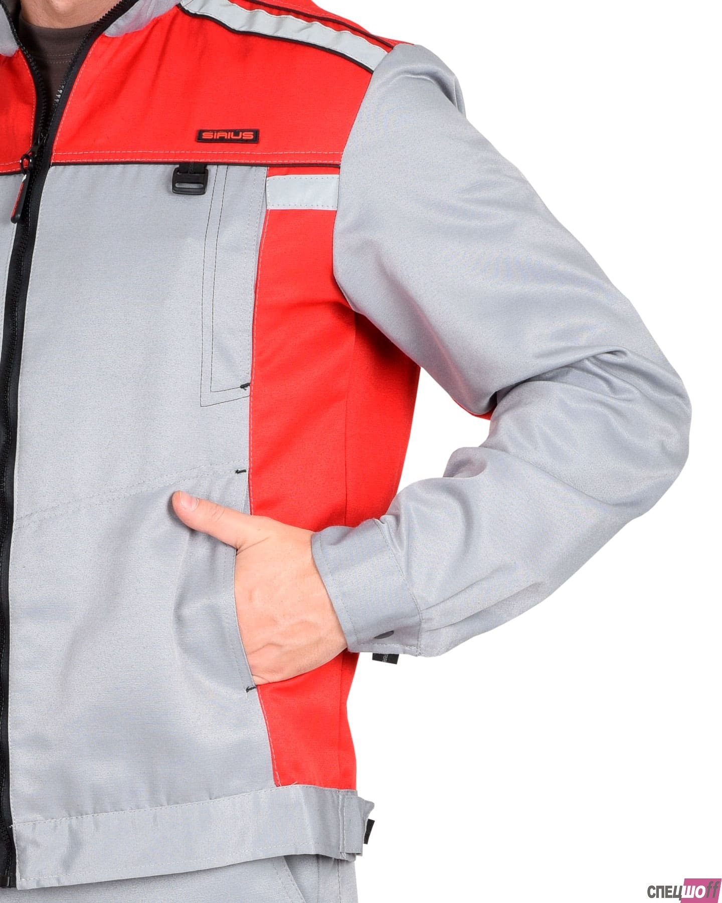 жилет сириус экспресс. син-сер. спецодежда 50. костюм конструктор премьер комфорт восток сервис. синий/серый (56-58/182-188).