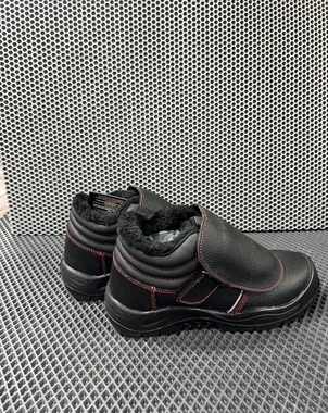 Ботинки СВАРЩИК-СИРИУС, натуральная кожа, ПКП, иск. мех, ПУ-Нитрил