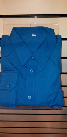 Рубашка Охранника длинный или короткий рукав (цвет голубой, синий)