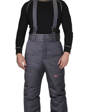 Брюки зимние универсальные тёмно-серые, тк. Орион