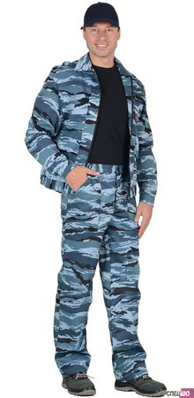 Костюм БЛОКПОСТ/ВЫМПЕЛ куртка, брюки, КМФ Серый вихрь