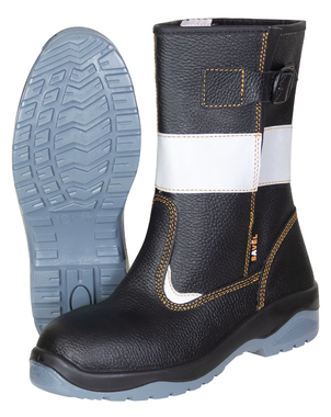 Сапоги SAVЁL-ЕВРОПА Р с СОП, кожа, ПУ-ТПУ