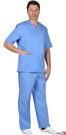 Костюм хирурга универсальный цвет голубой